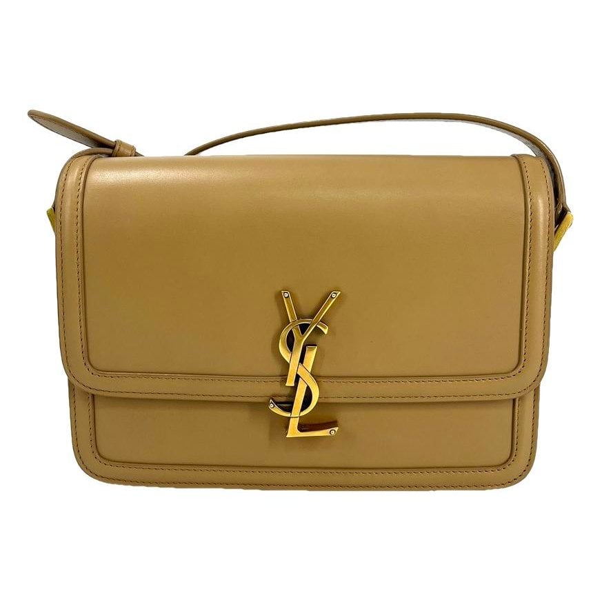 Solférino leather handbag