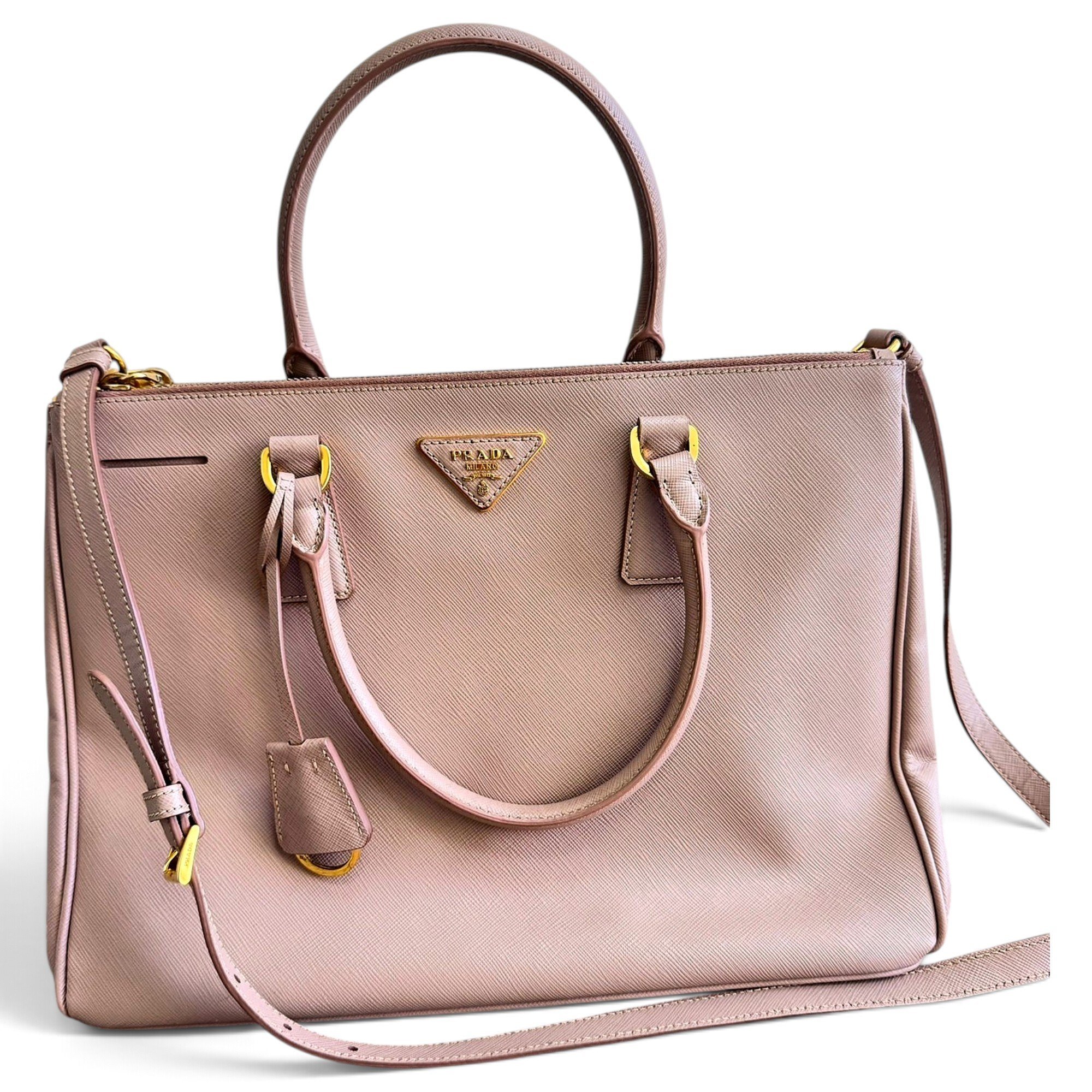 Galleria leather handbag