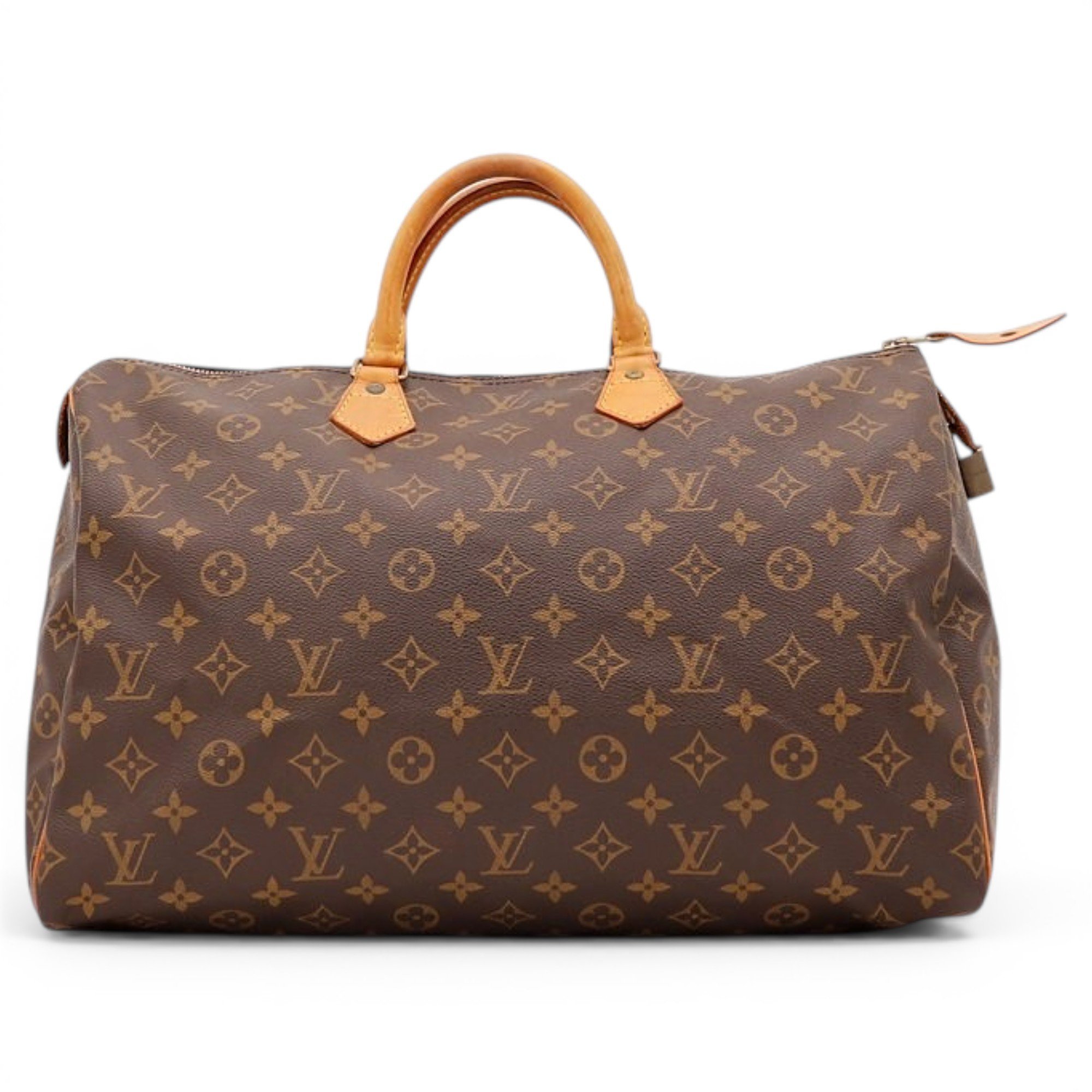Speedy leather handbag
