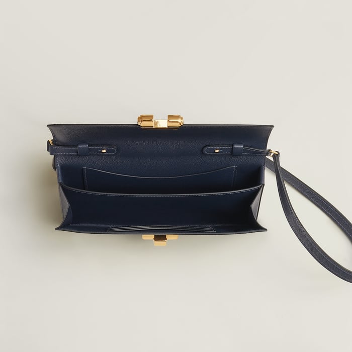 Bleu Nuit Charniere to Go Pouch