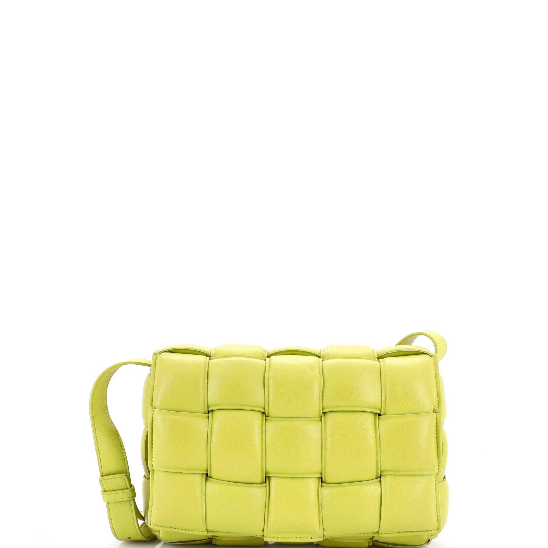 Bottega Veneta Cassette Crossbody Bag Padded Maxi Intrecciato Leather Small