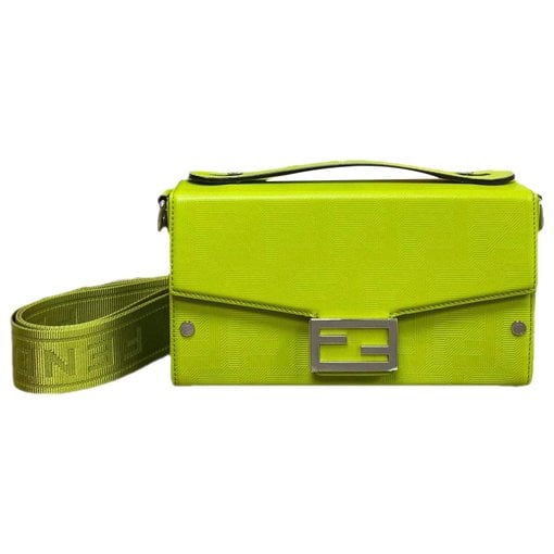 Baguette leather handbag