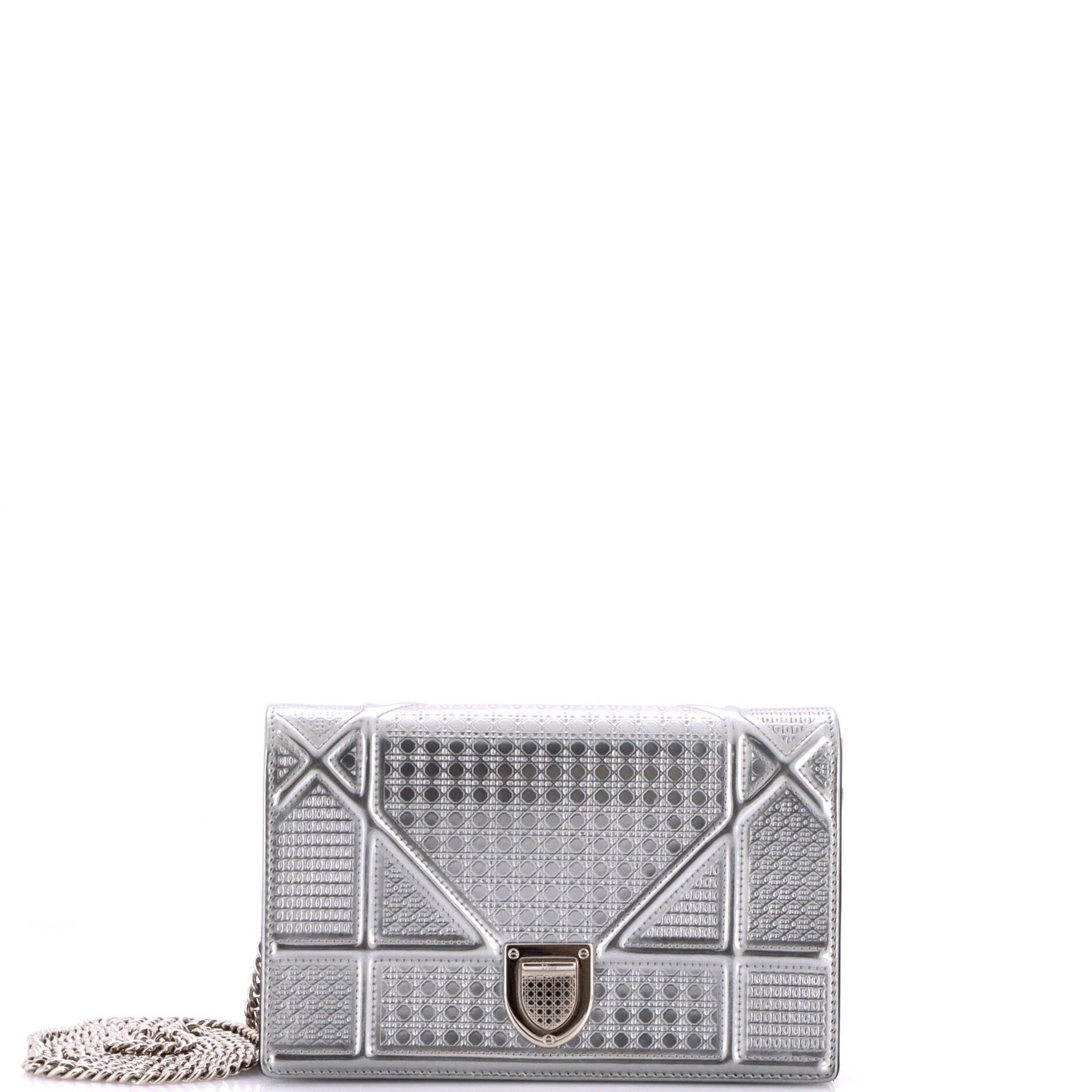 Patent leather clutch bag