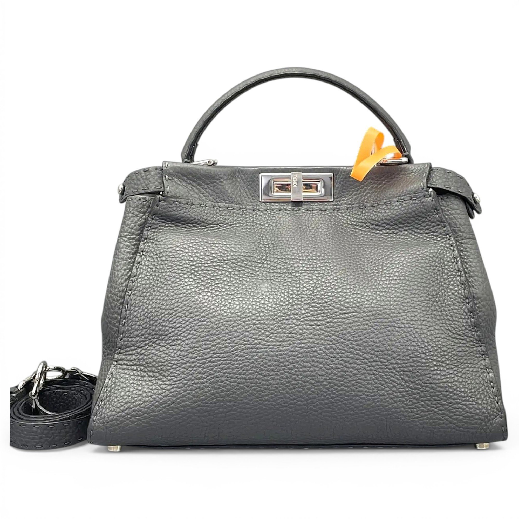 Peekaboo leather crossbody bag