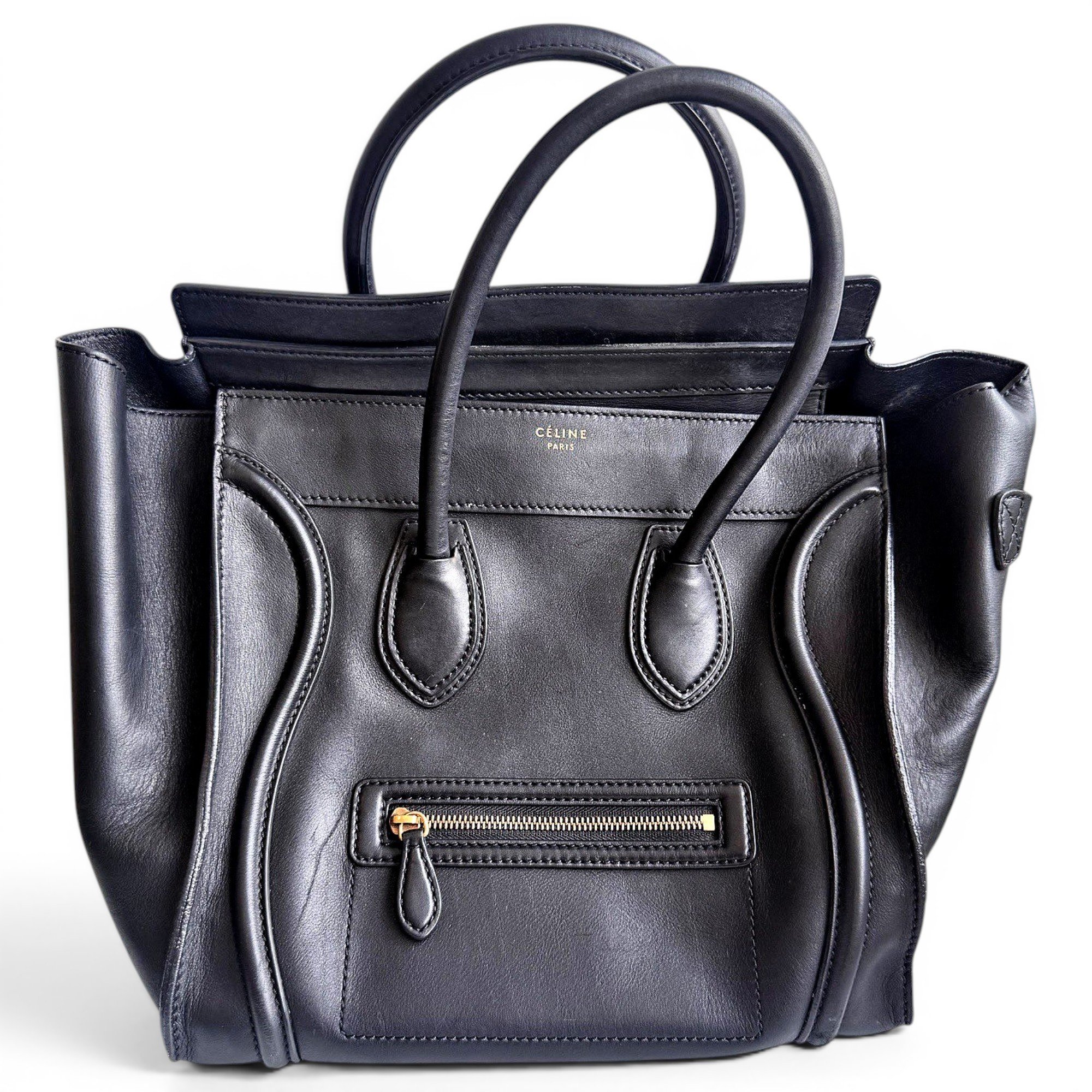 Luggage leather handbag