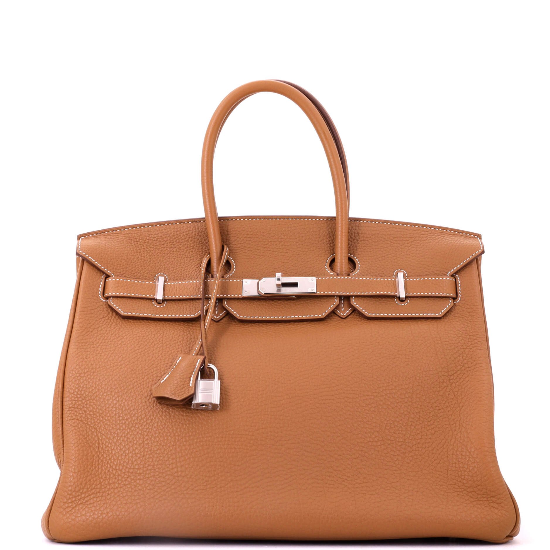 Birkin Handbag Gold Togo with Palladium Hardware 35