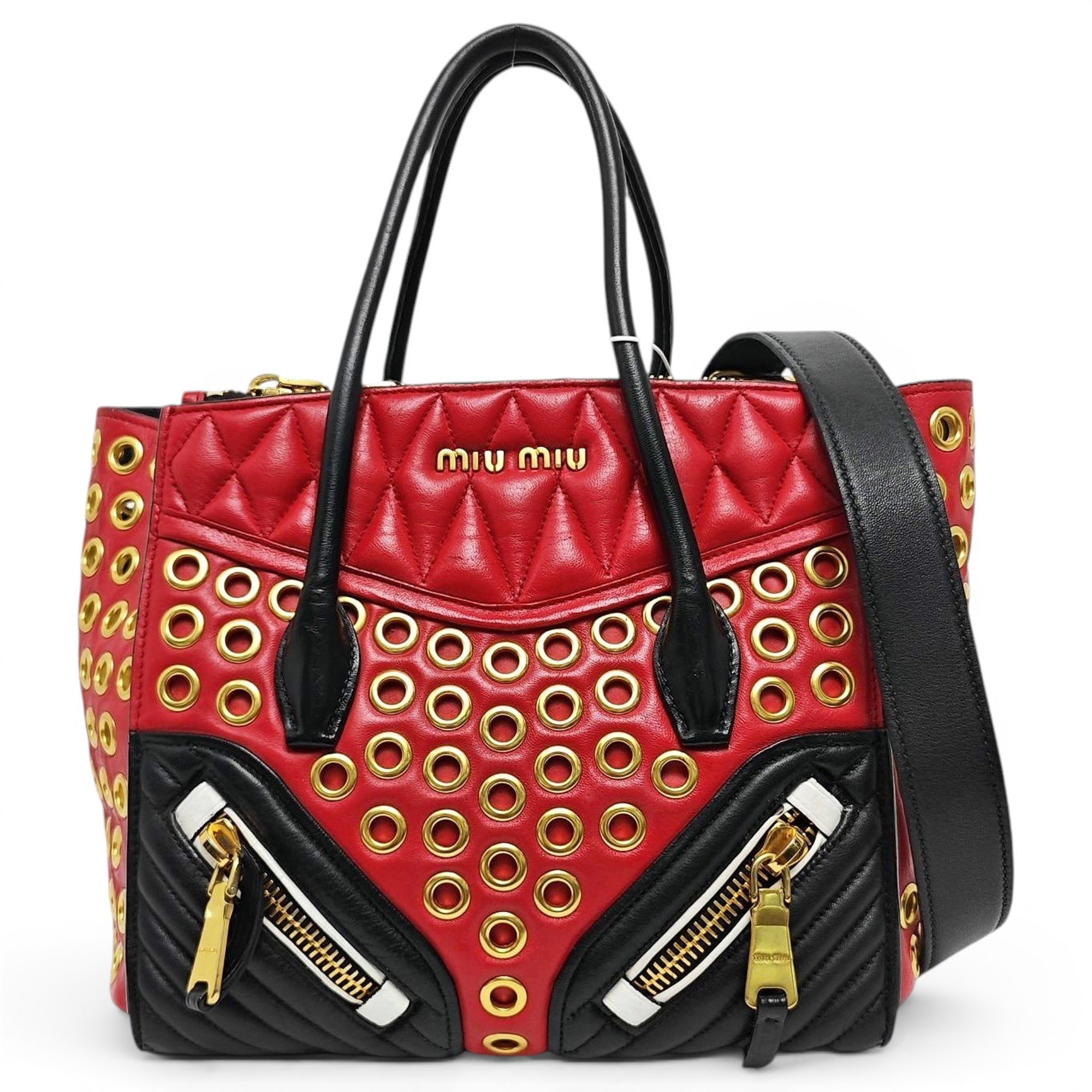 Leather handbag