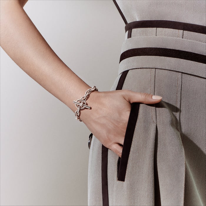 Sans Coloris Chaine d'Ancre Bracelet, Small Model