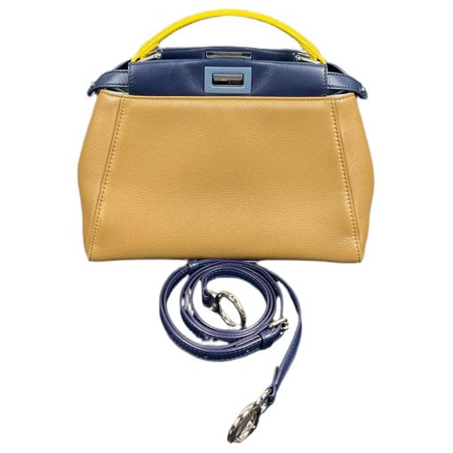 Peekaboo leather handbag