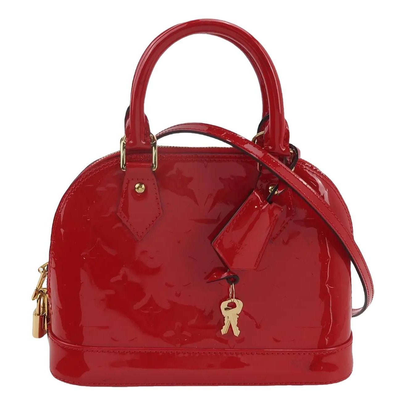 Alma BB patent leather handbag