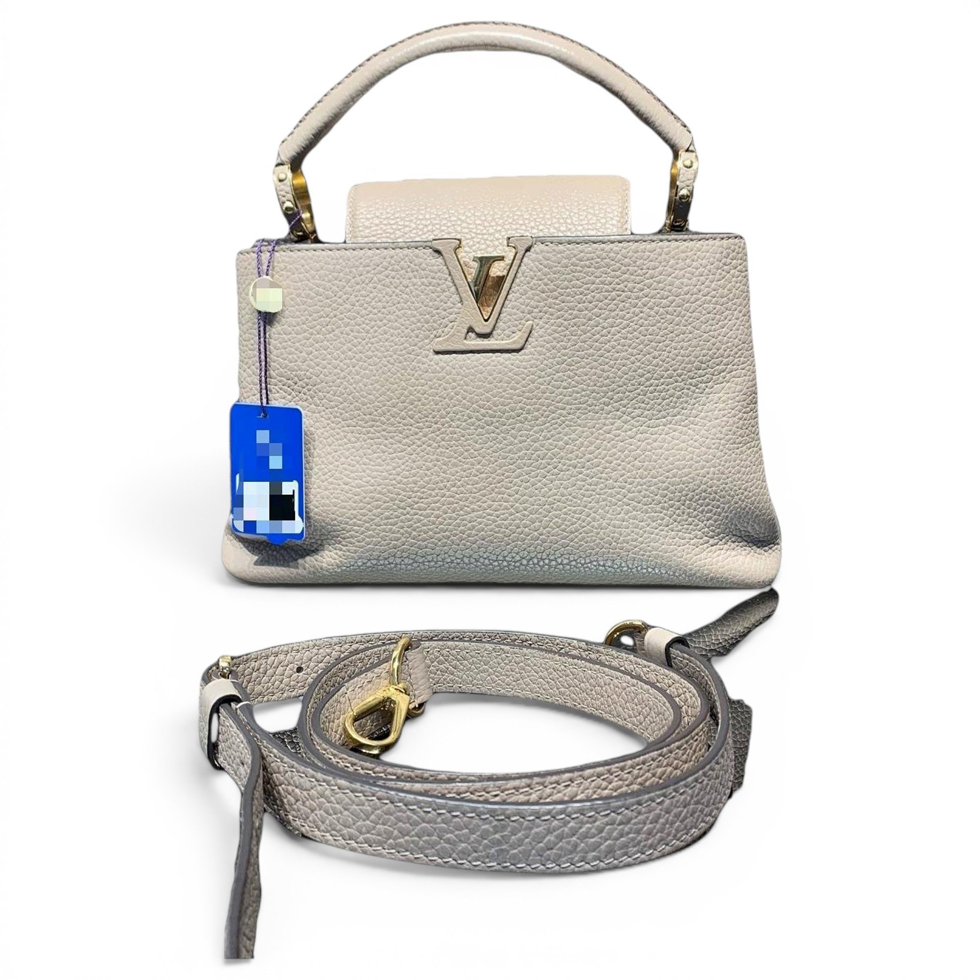 Capucines leather handbag