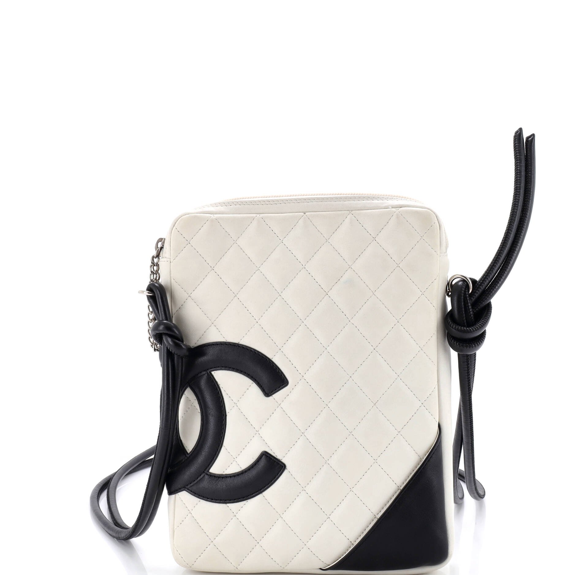 Chanel Cambon Crossbody Bag Quilted Leather Medium