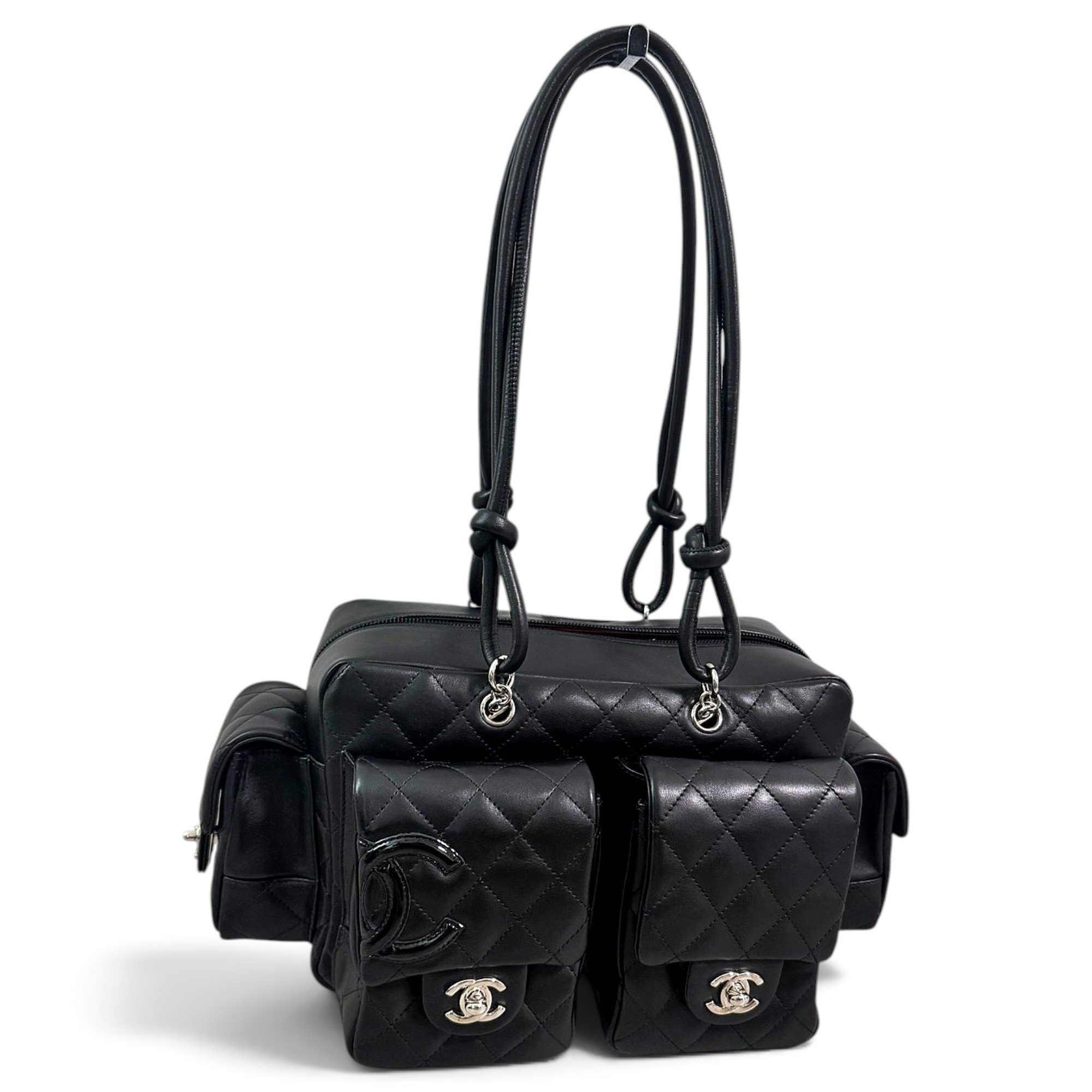 Cambon Reporter leather handbag