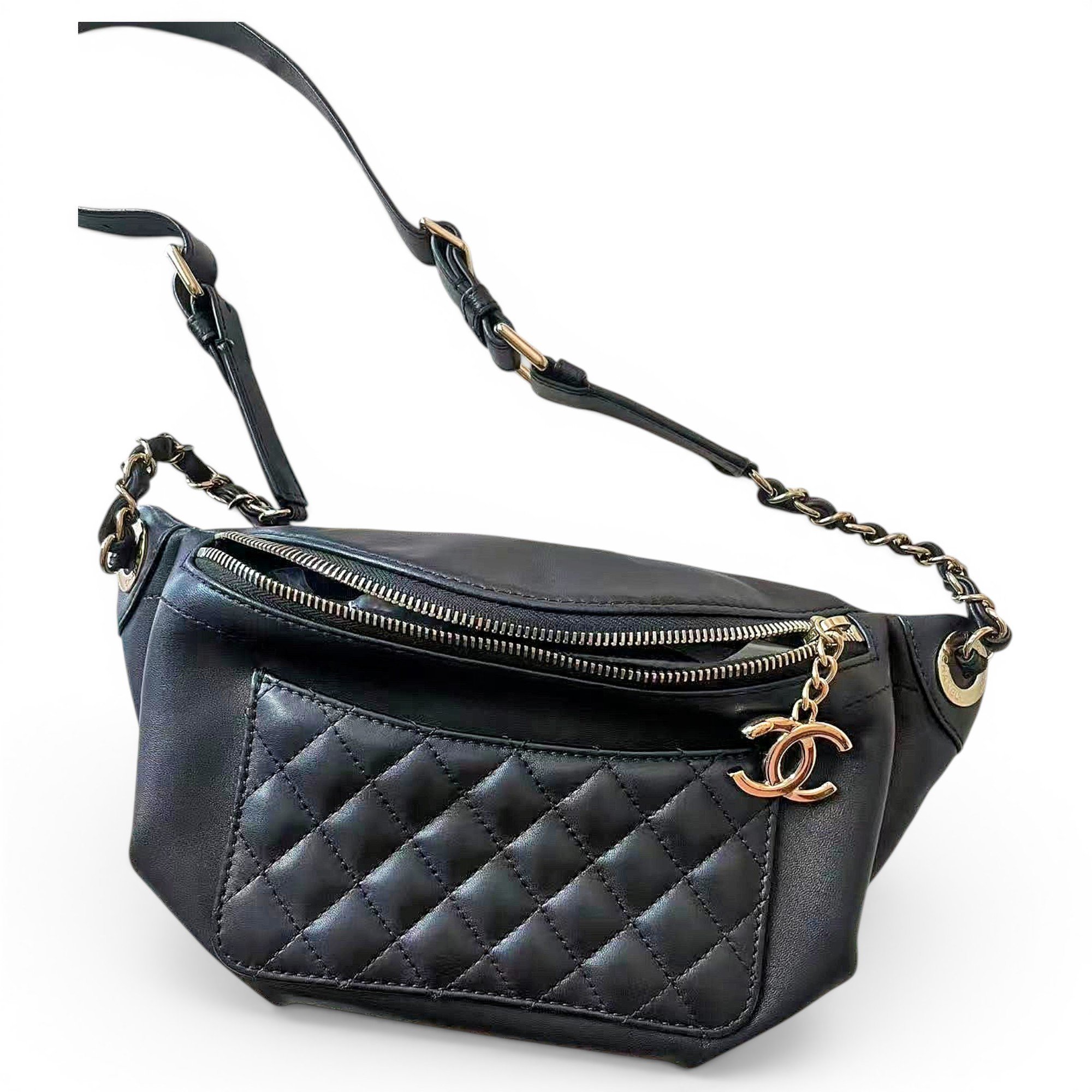 Leather handbag