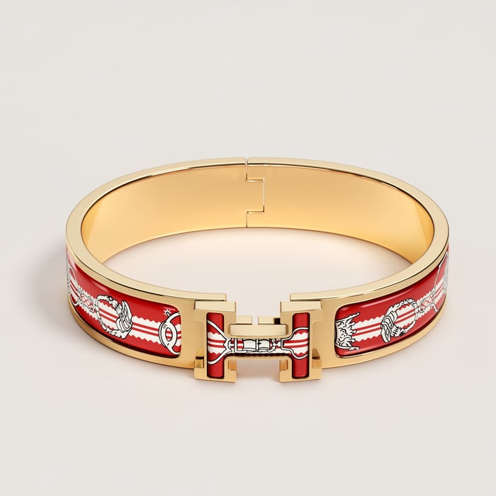 Crépuscule Rouge Clic H Etriers Bracelet