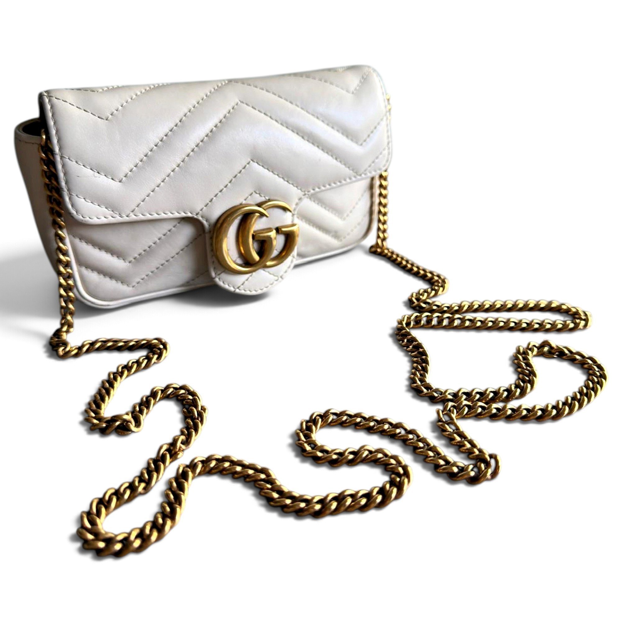 GG Marmont Flap leather handbag