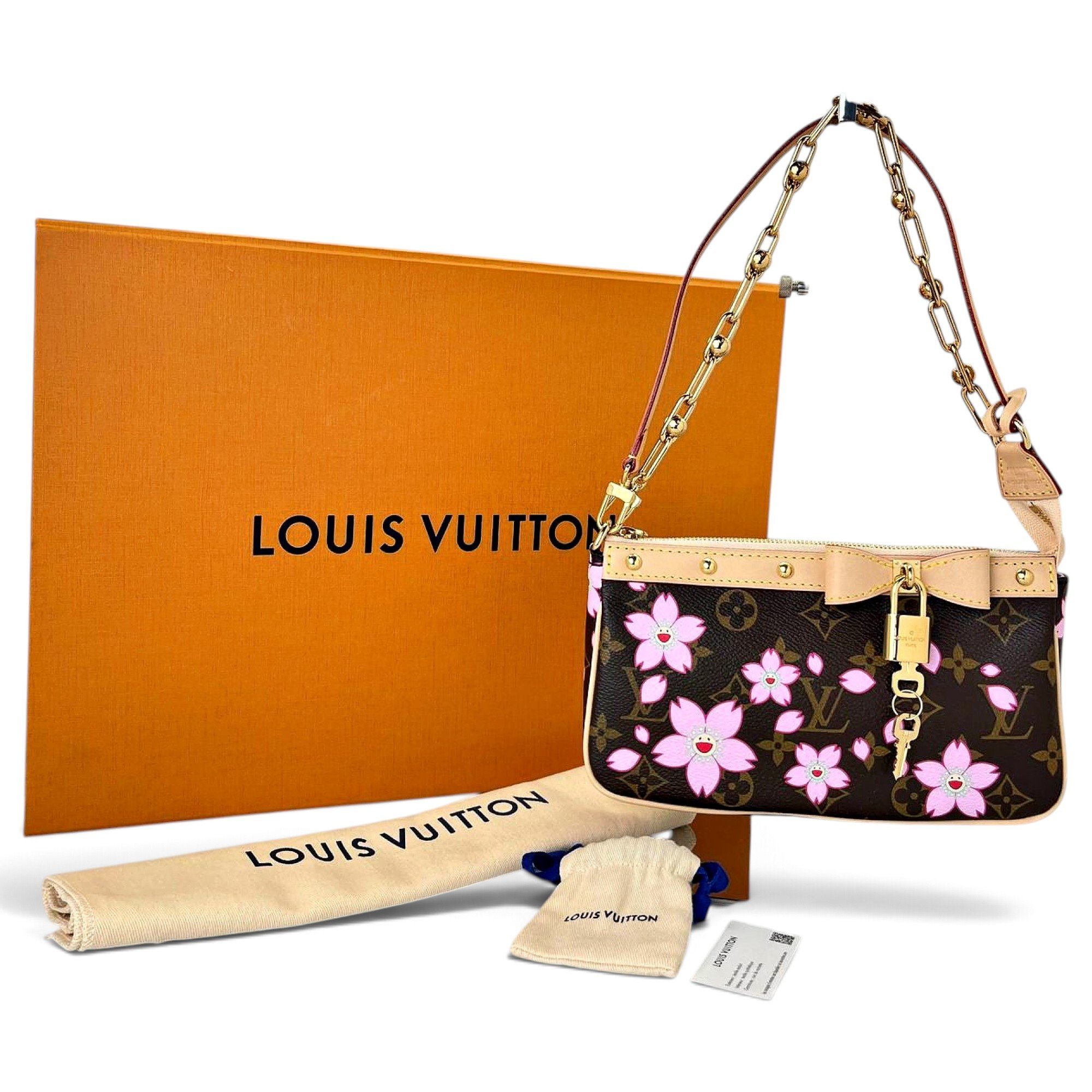 Louis Vuitton Pochette Accessoire leather handbag