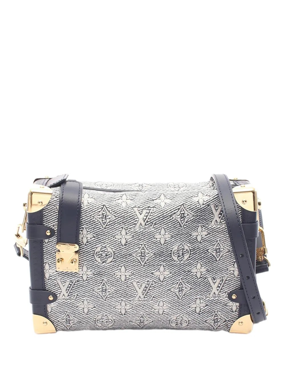 2021-2026 Monogram Jacquard Side Trunk MM satchel