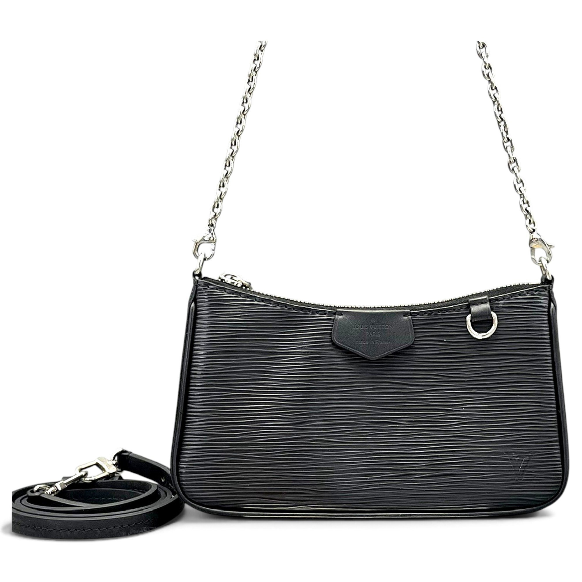 Easy Pouch On Strap leather handbag