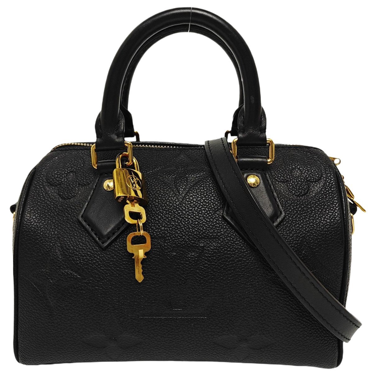 Nano Speedy / Mini HL leather handbag