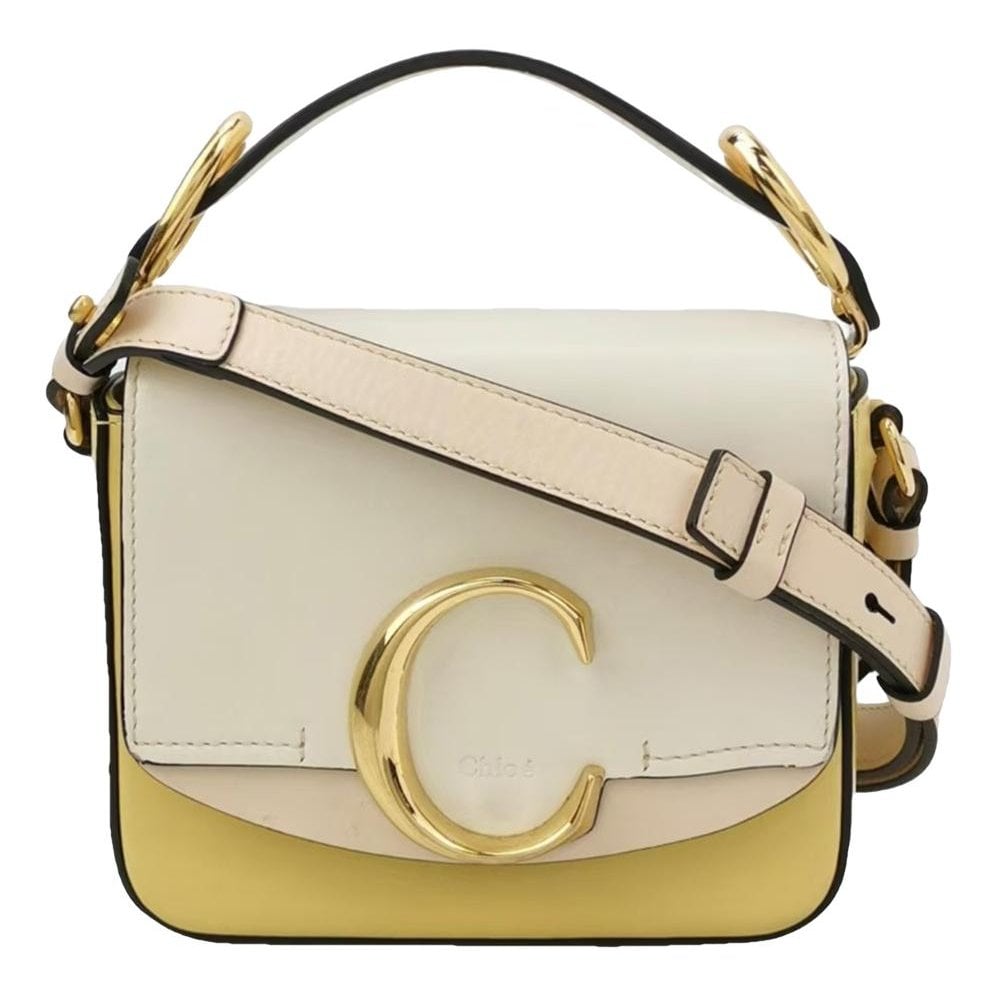 C leather handbag