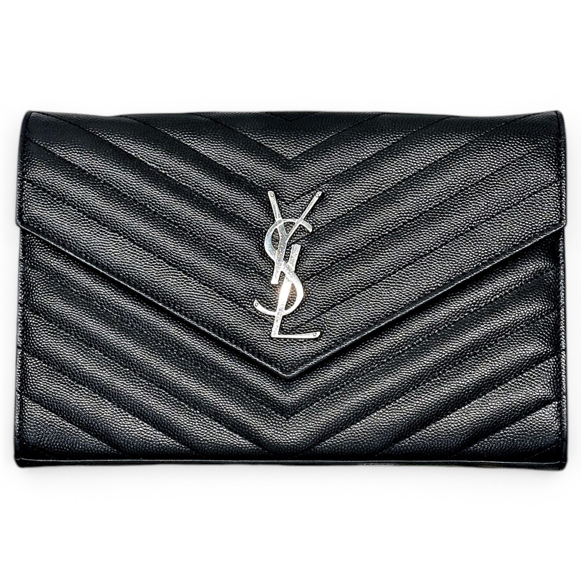 Envelope leather crossbody bag