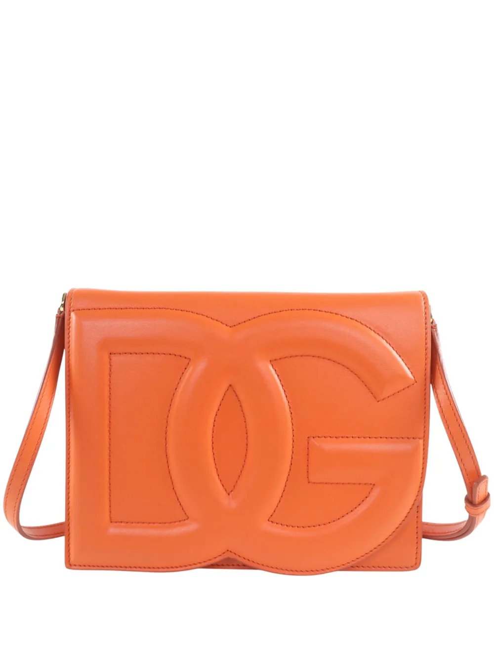 2022-2026 Leather DG Logo Flap crossbody bag