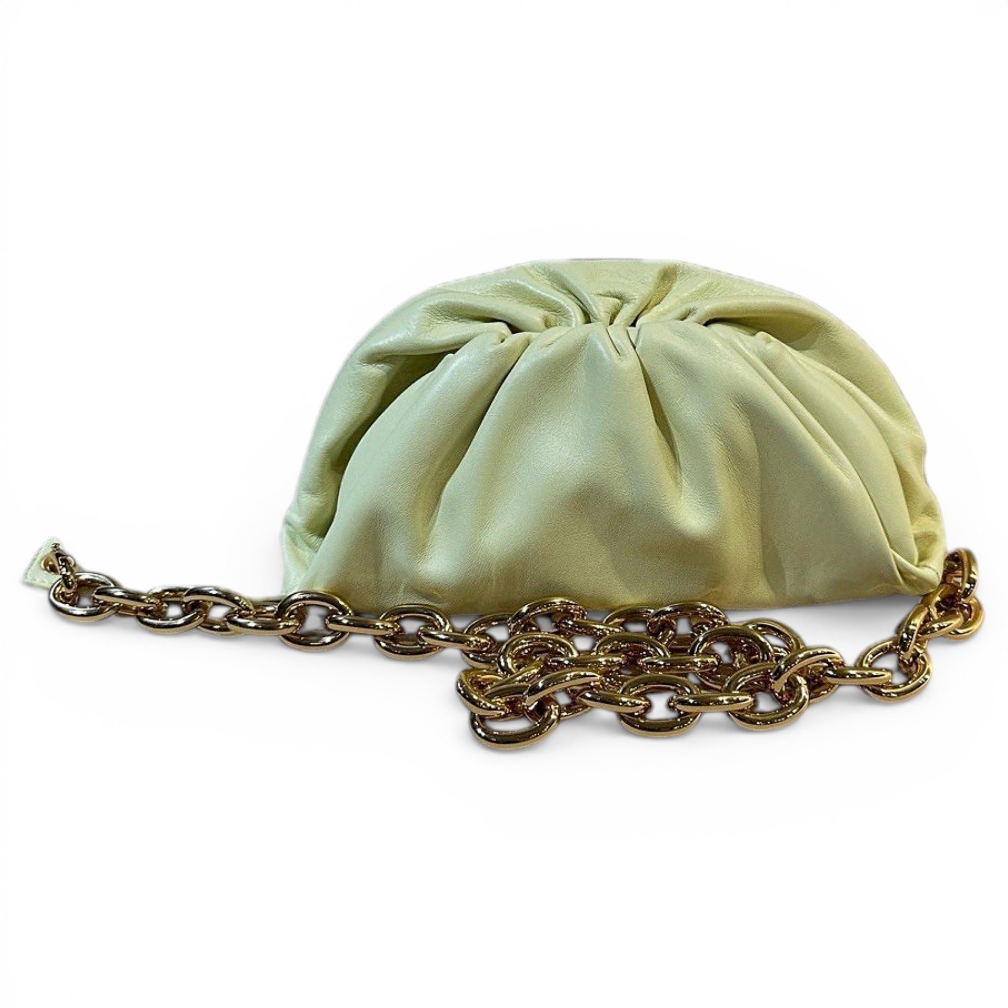 Pouch leather handbag