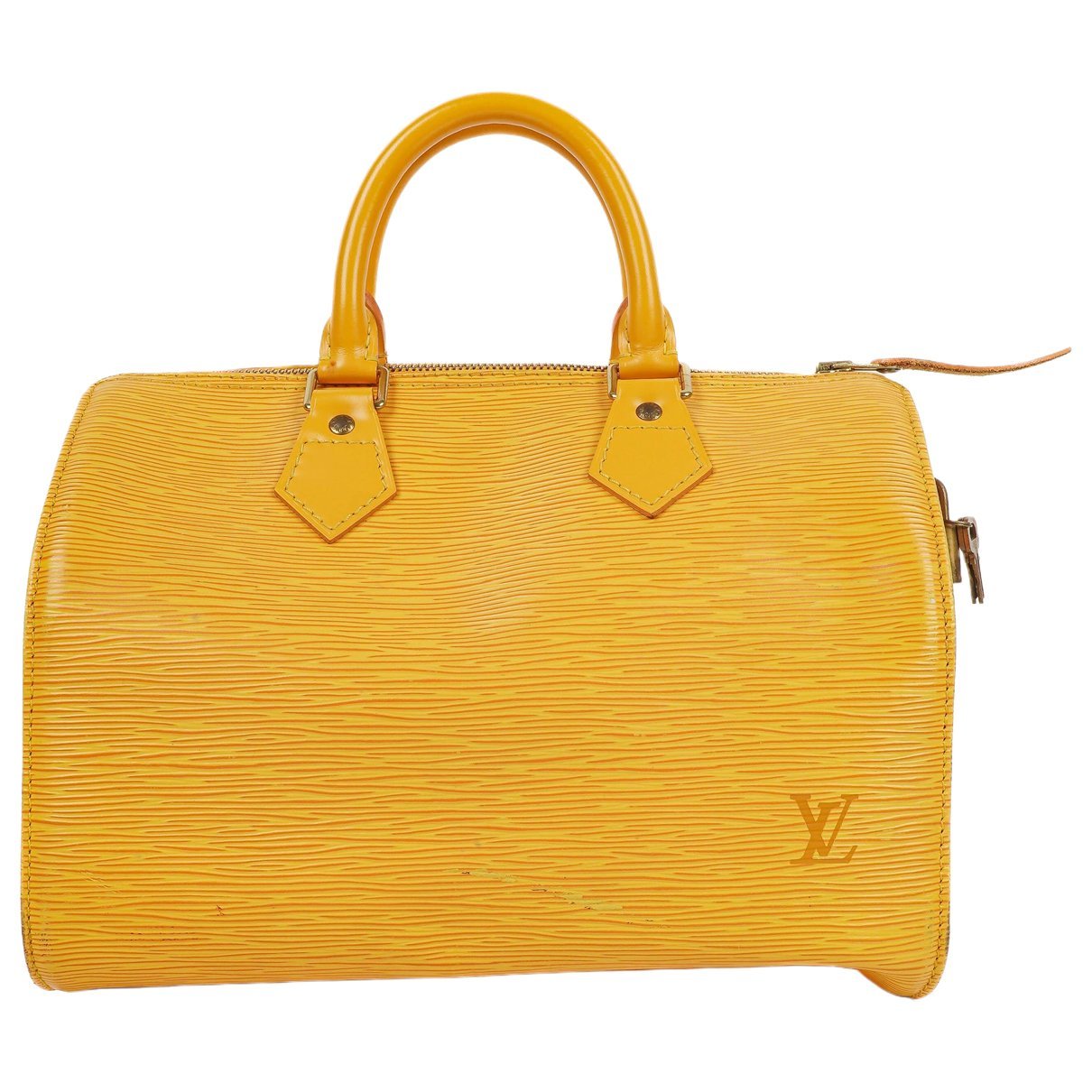 Speedy leather handbag
