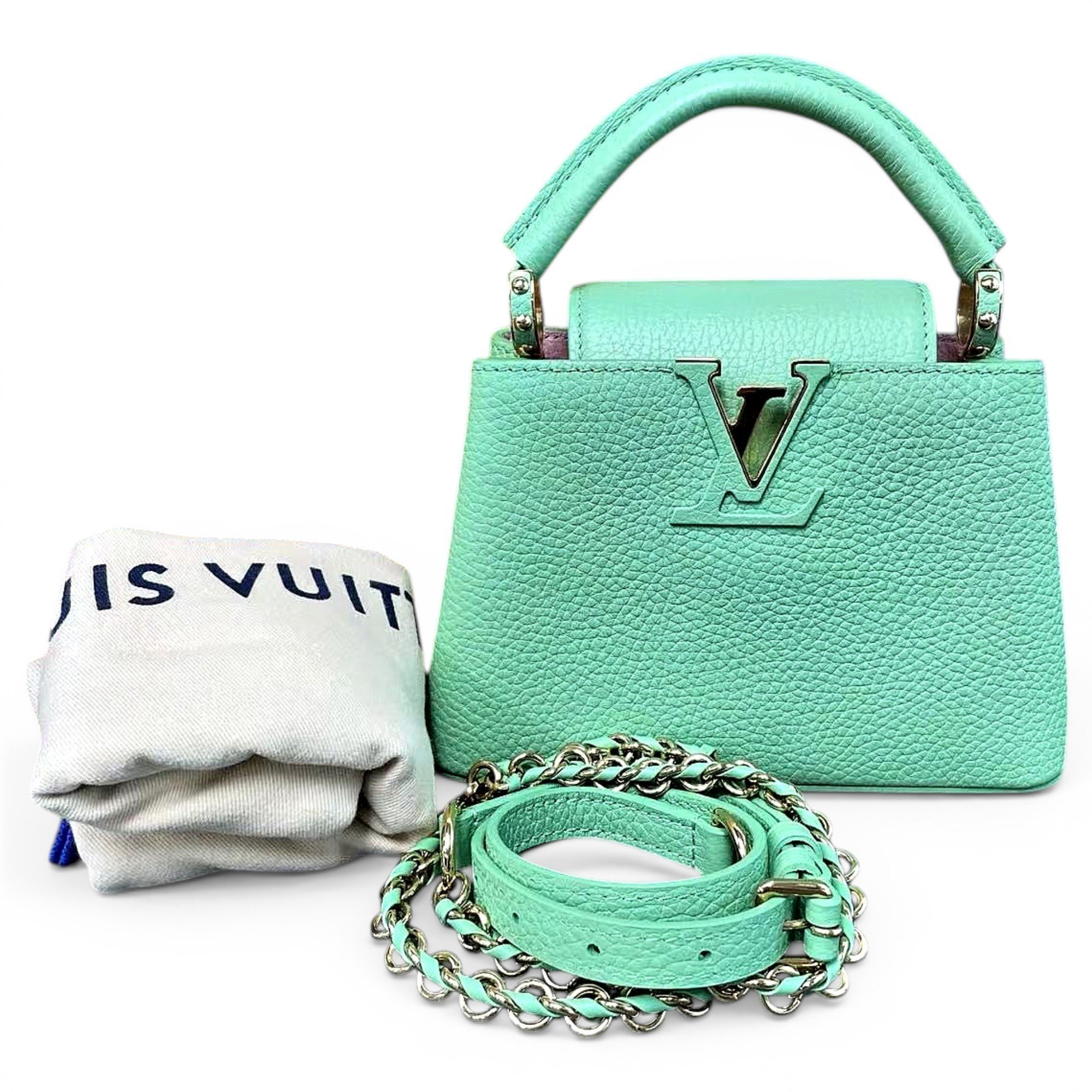 Capucines leather handbag