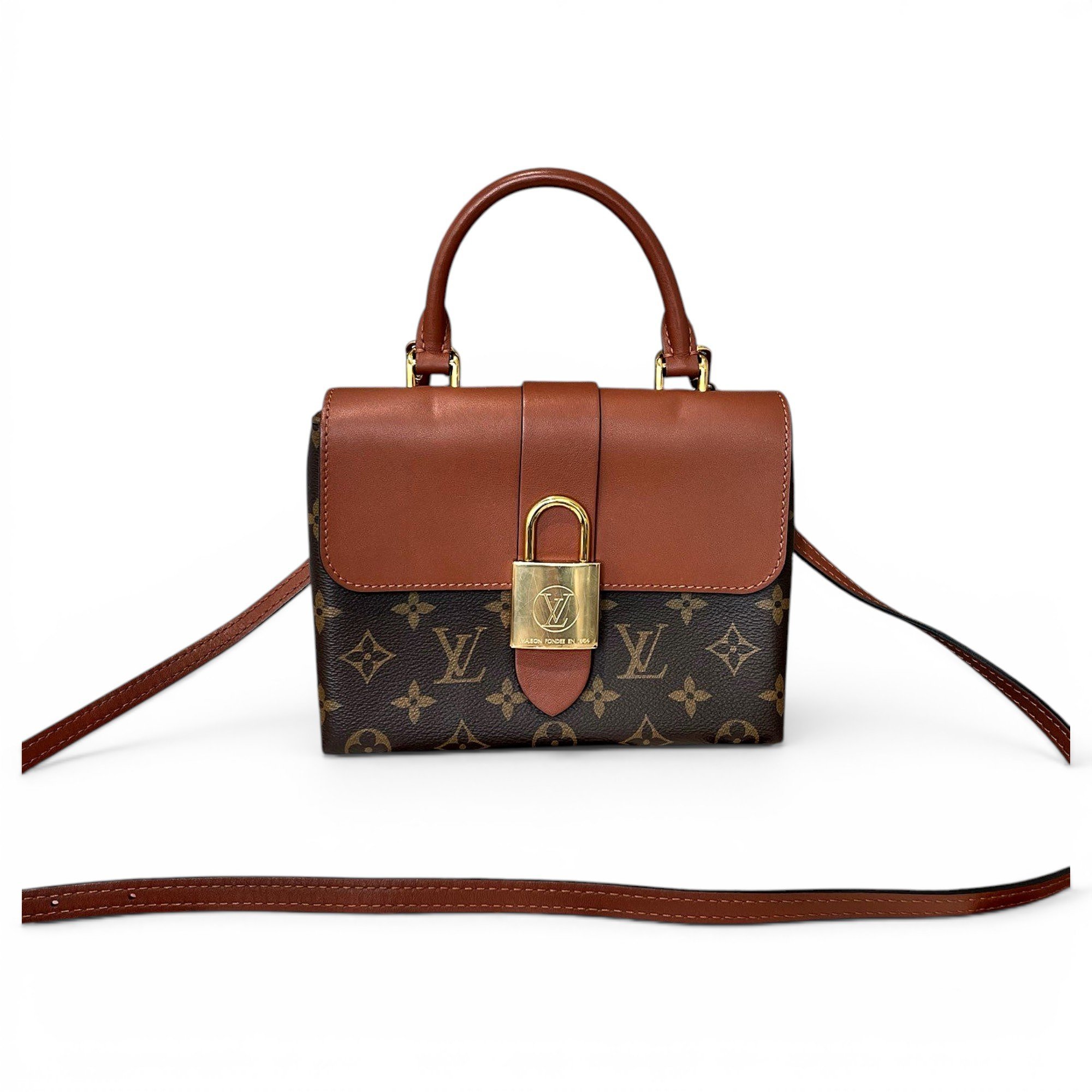 Louis Vuitton Locky BB leather handbag
