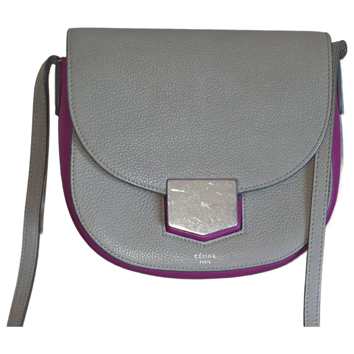 Trotteur leather crossbody bag