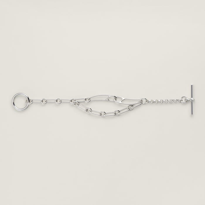 Sans Coloris Chaine d'Ancre Punk Bracelet, Small Model