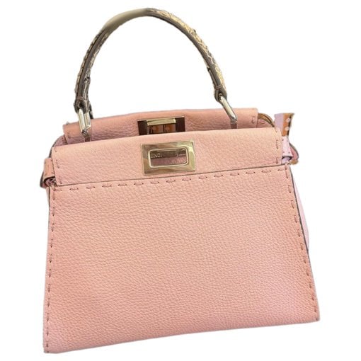 Fendi Peekaboo leather handbag