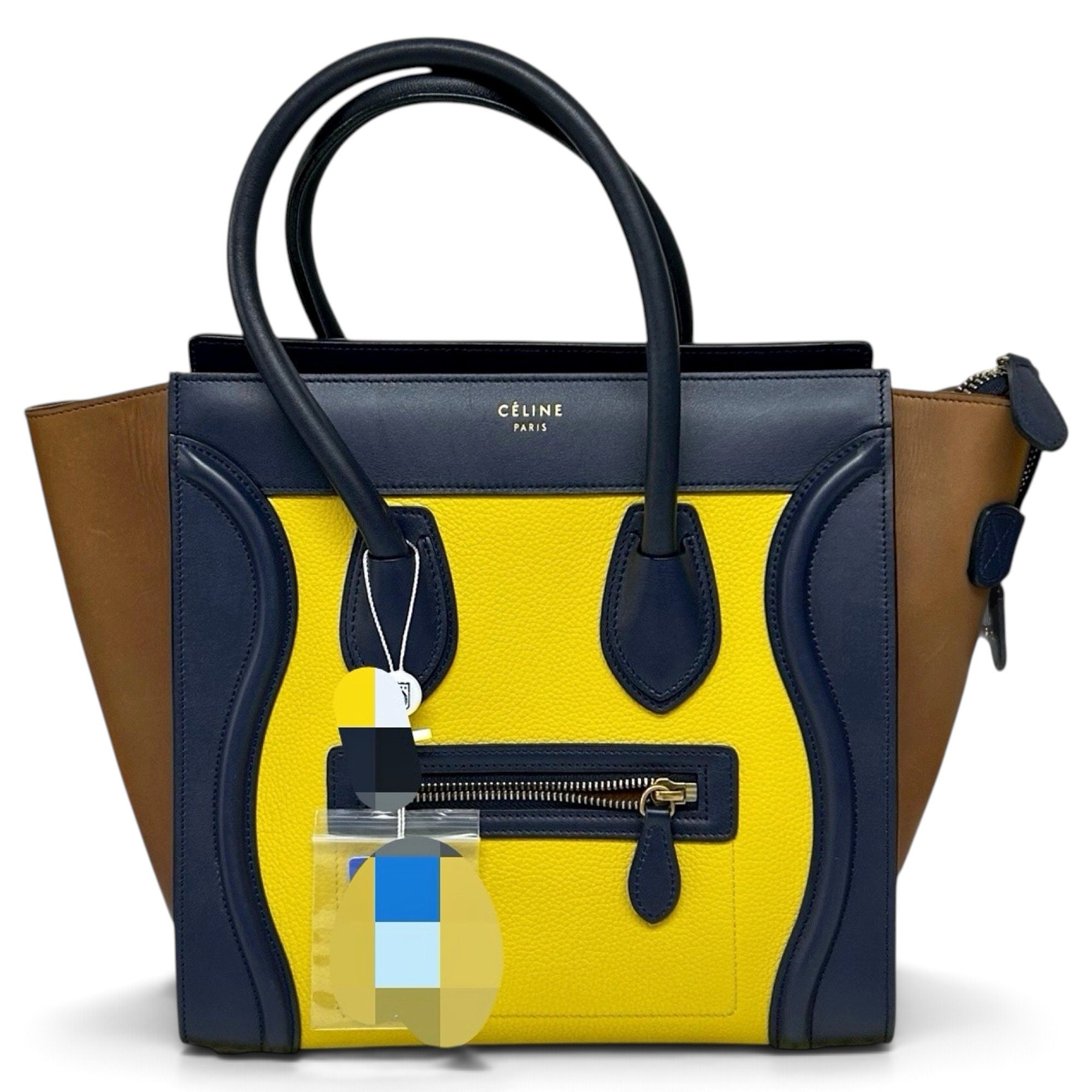 Luggage leather tote
