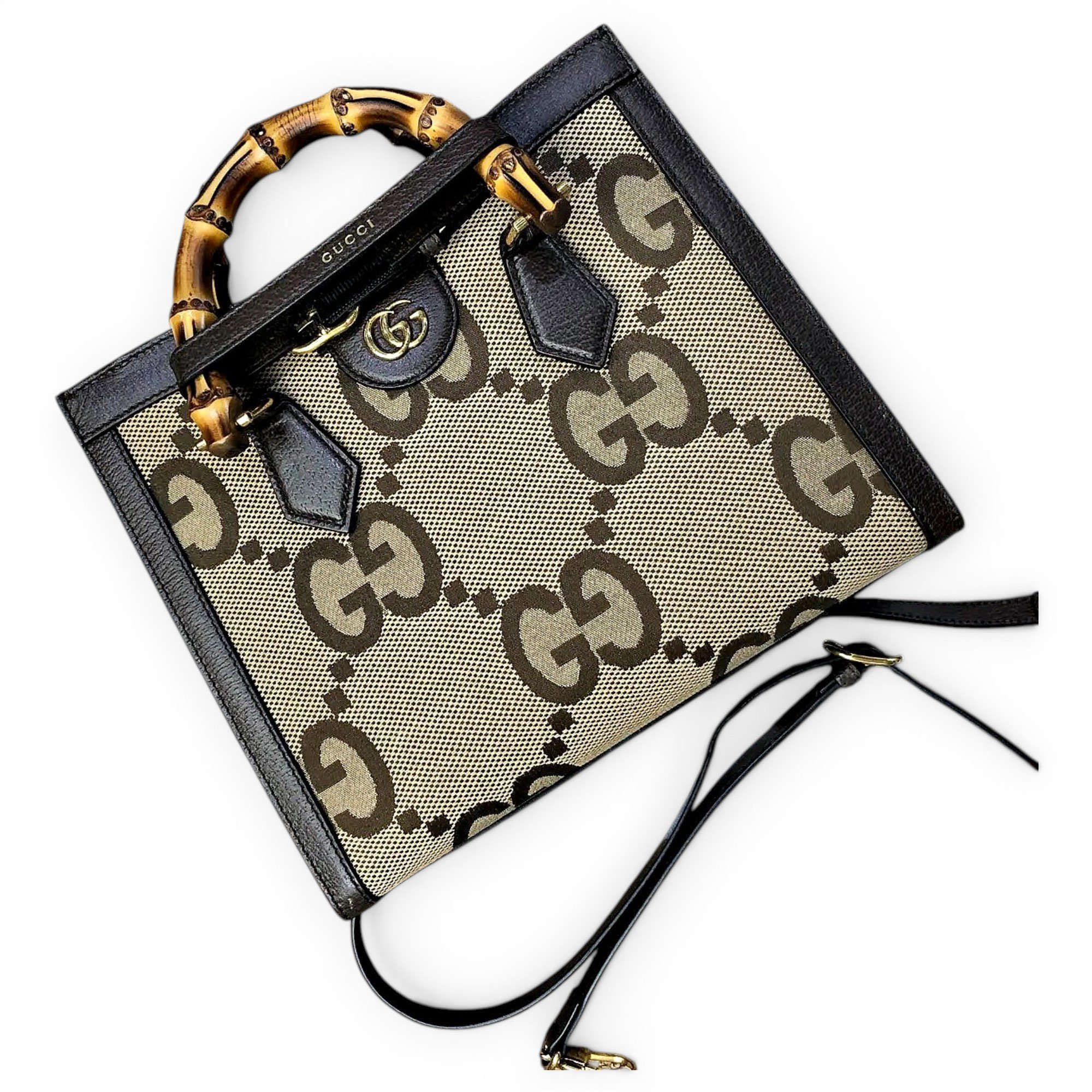 Diana Bamboo leather tote
