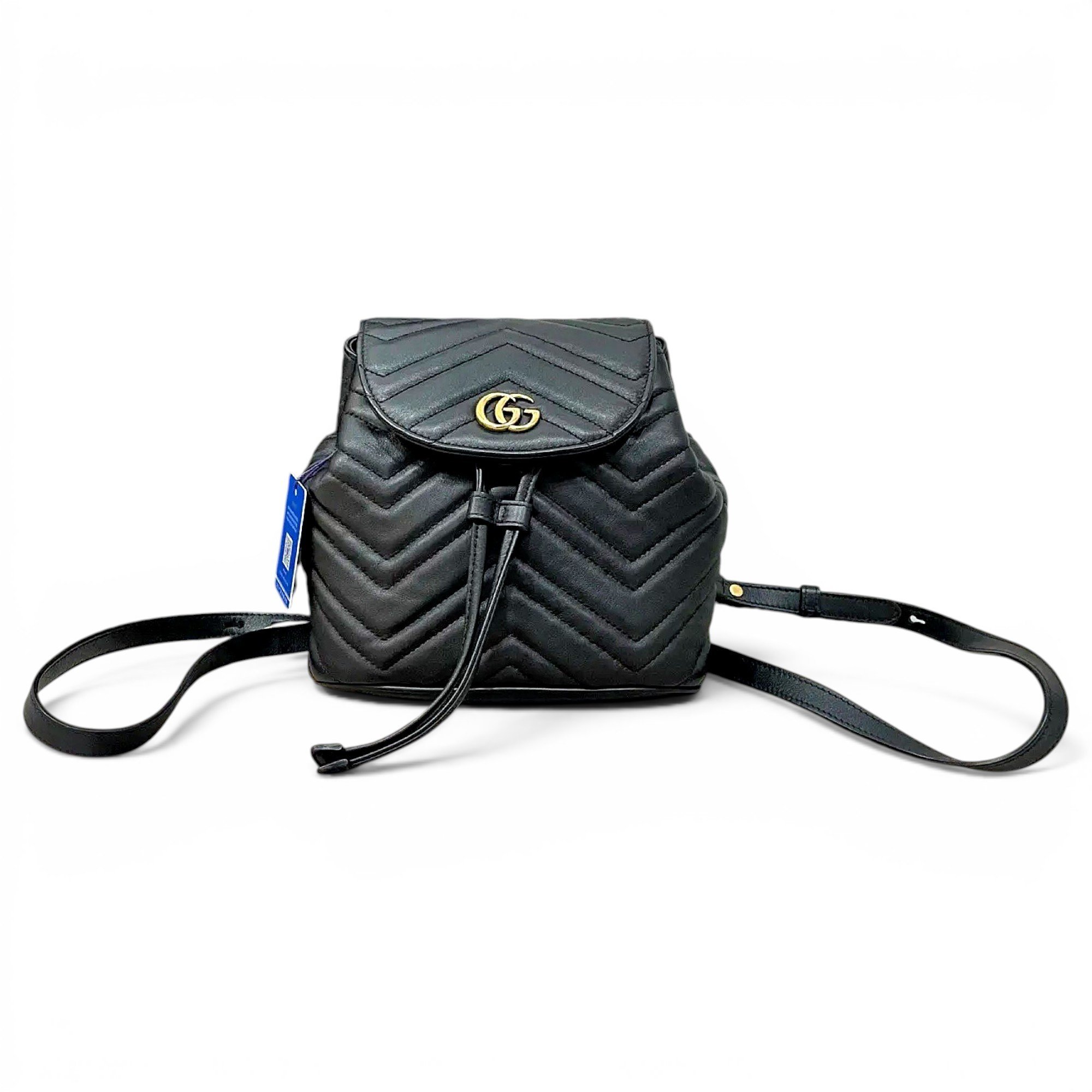 Leather backpack