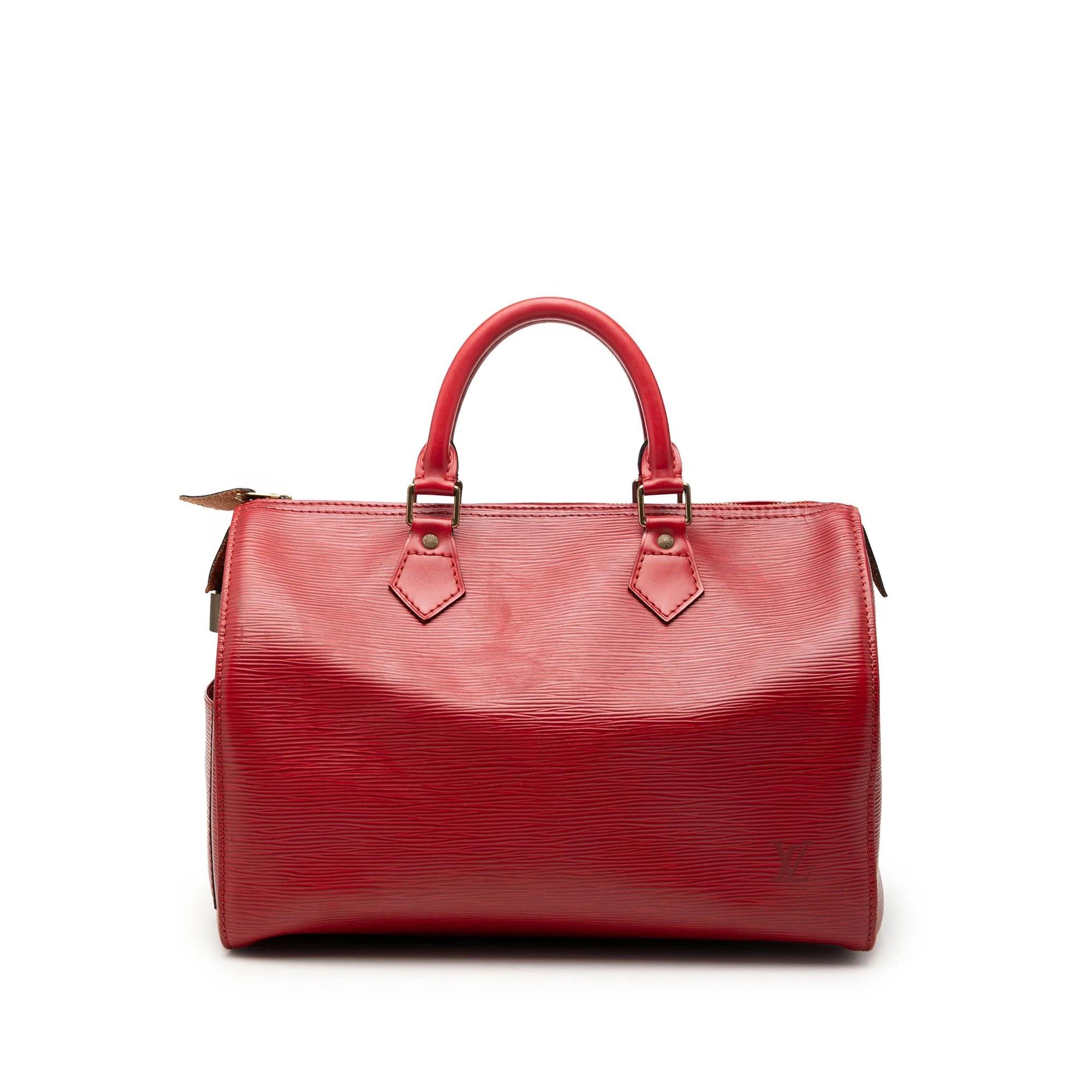 Speedy leather bag