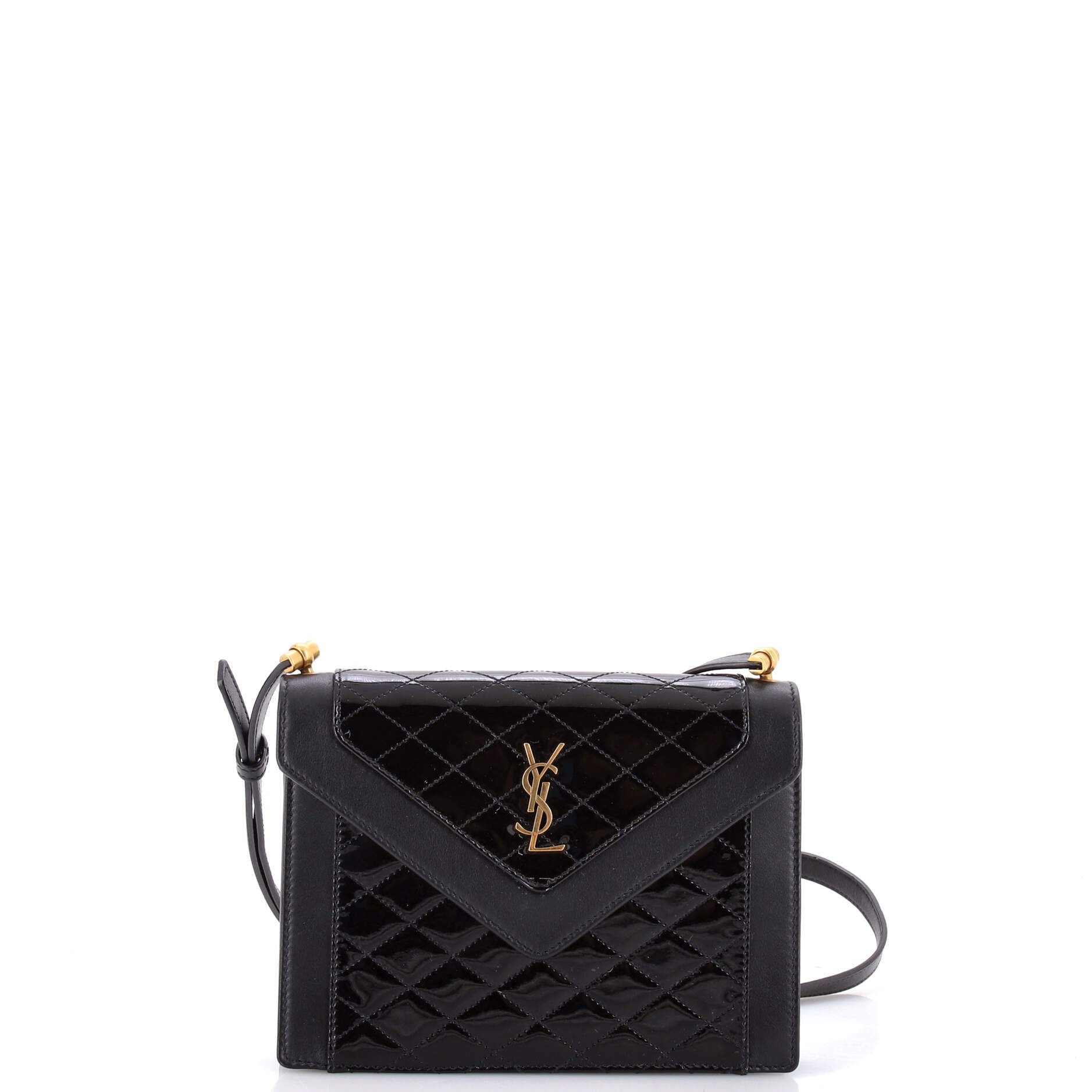 Gaby Envelope Satchel Quilted Leather Mini