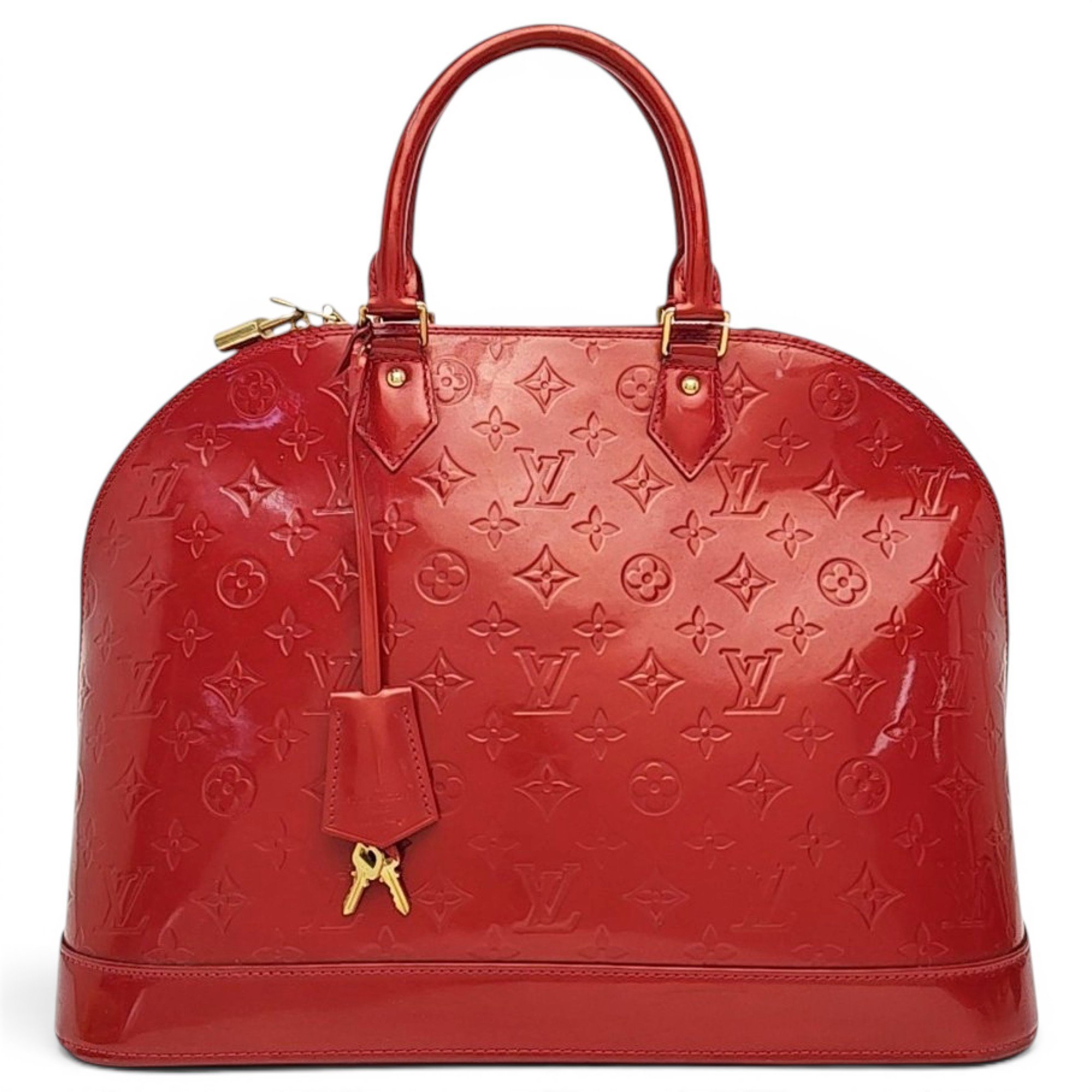 Alma patent leather handbag