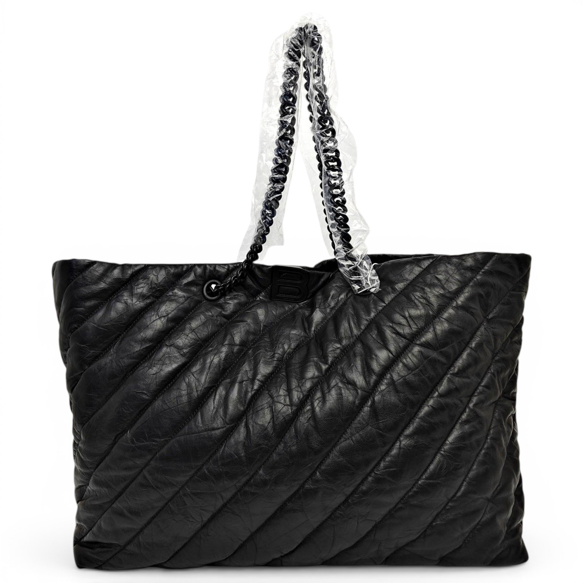 Balenciaga Crush leather handbag