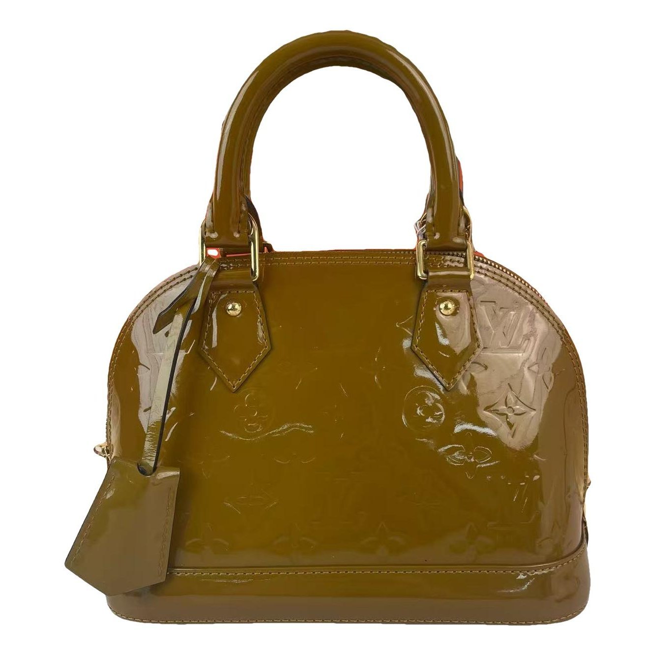 Alma BB patent leather handbag