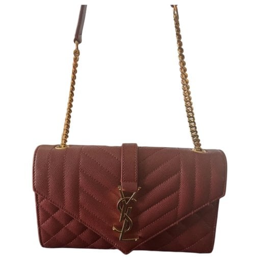 Envelope leather crossbody bag