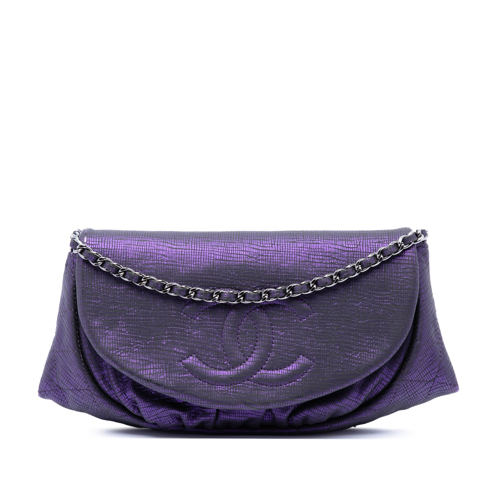 Wallet On Chain leather handbag