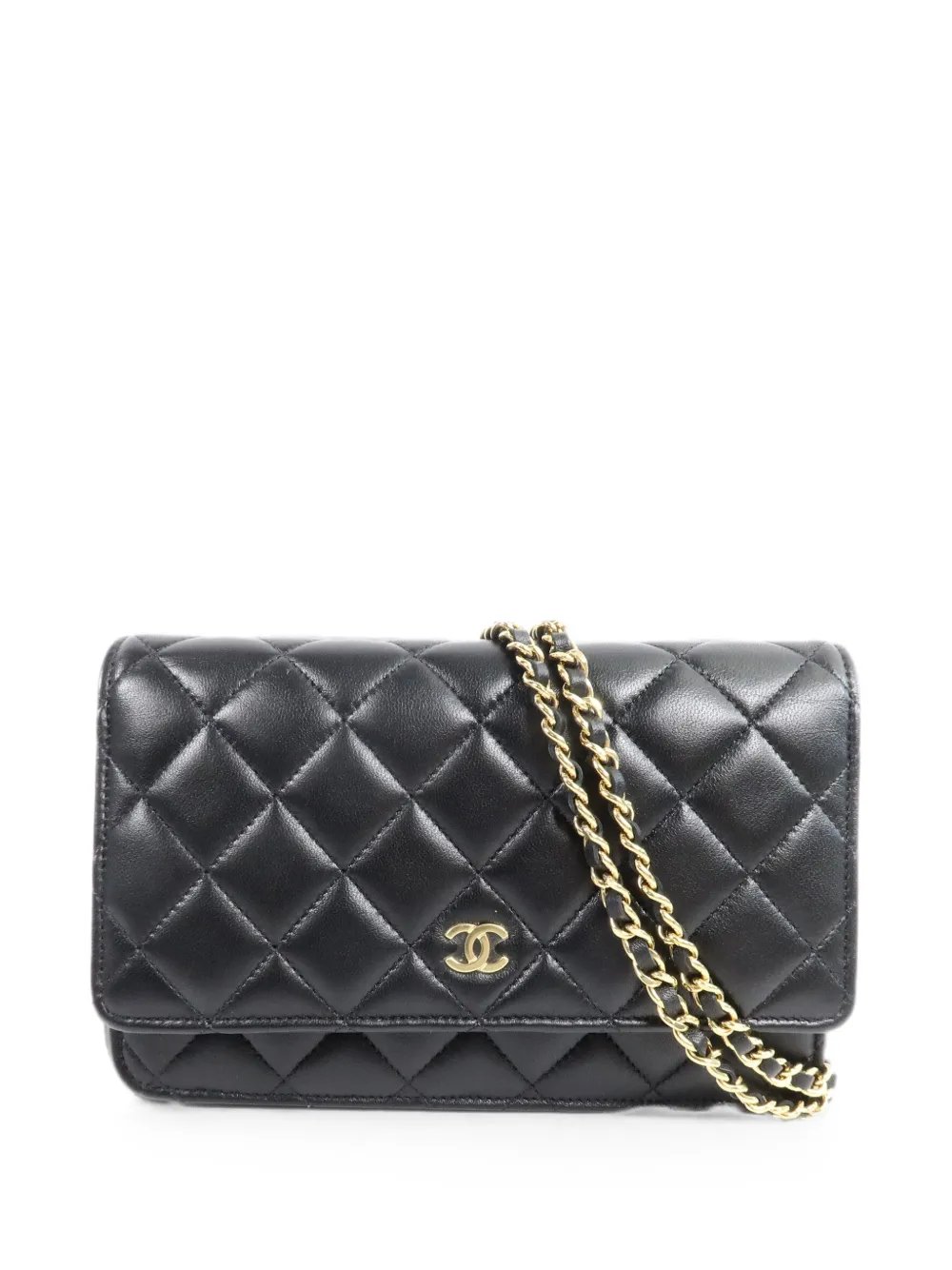 CC turn-lock quilted shoulder bag