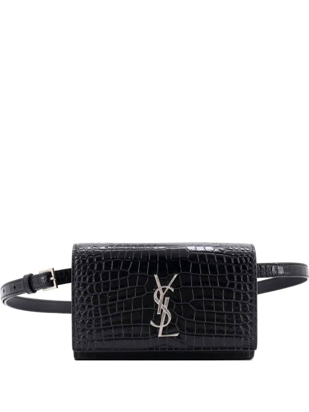 Classic Monogram Kate Crocodile Embossed Leather belt bag