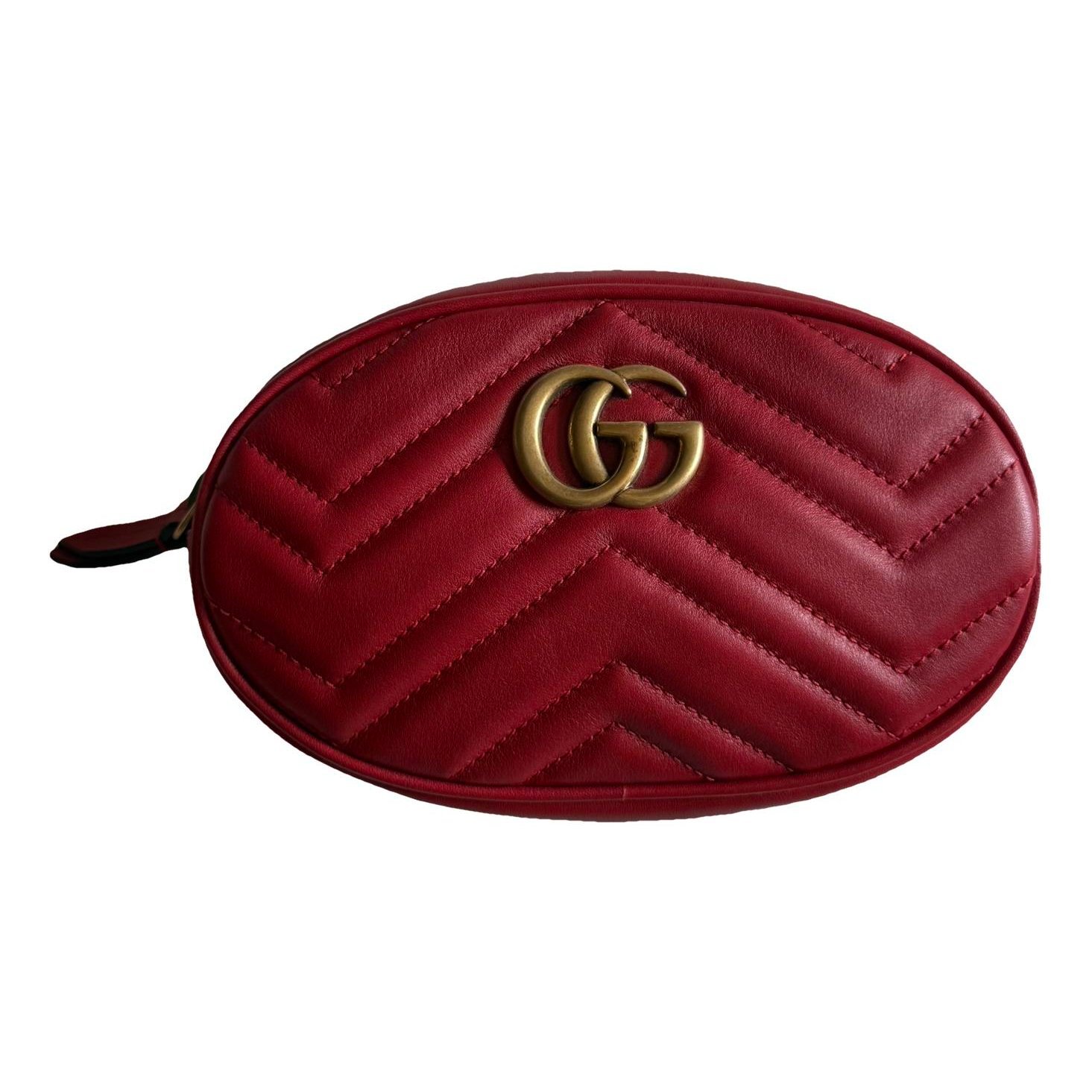 GG Marmont Oval leather handbag