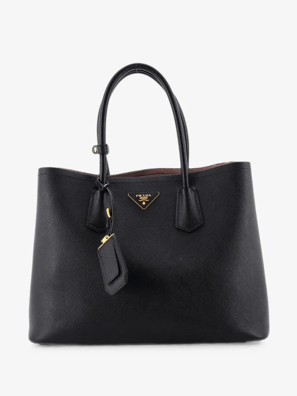 Cuir Double Saffiano Leather Medium tote bag