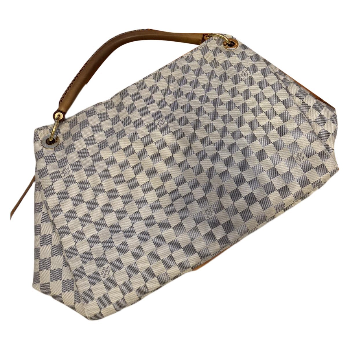 Artsy leather handbag