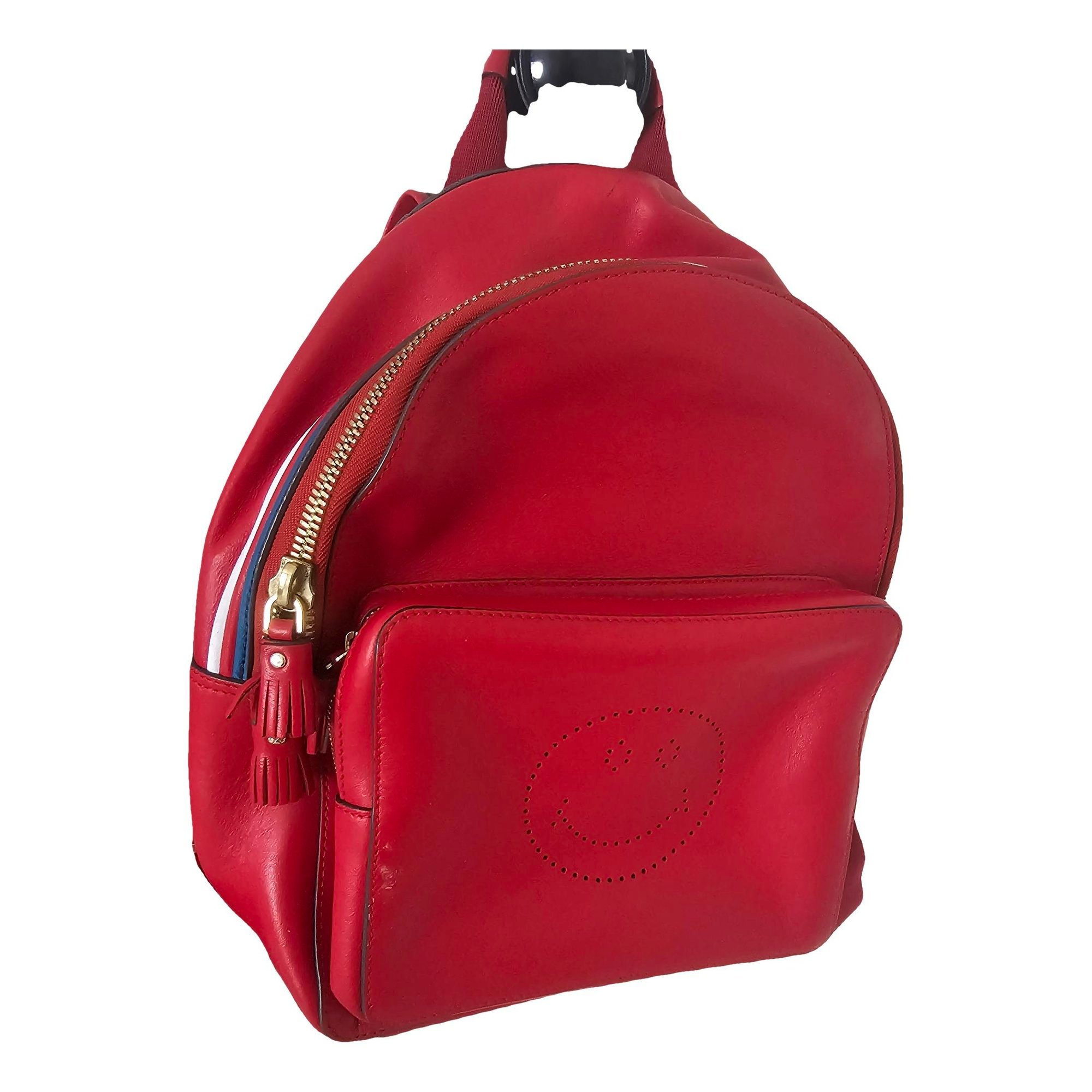 Leather backpack